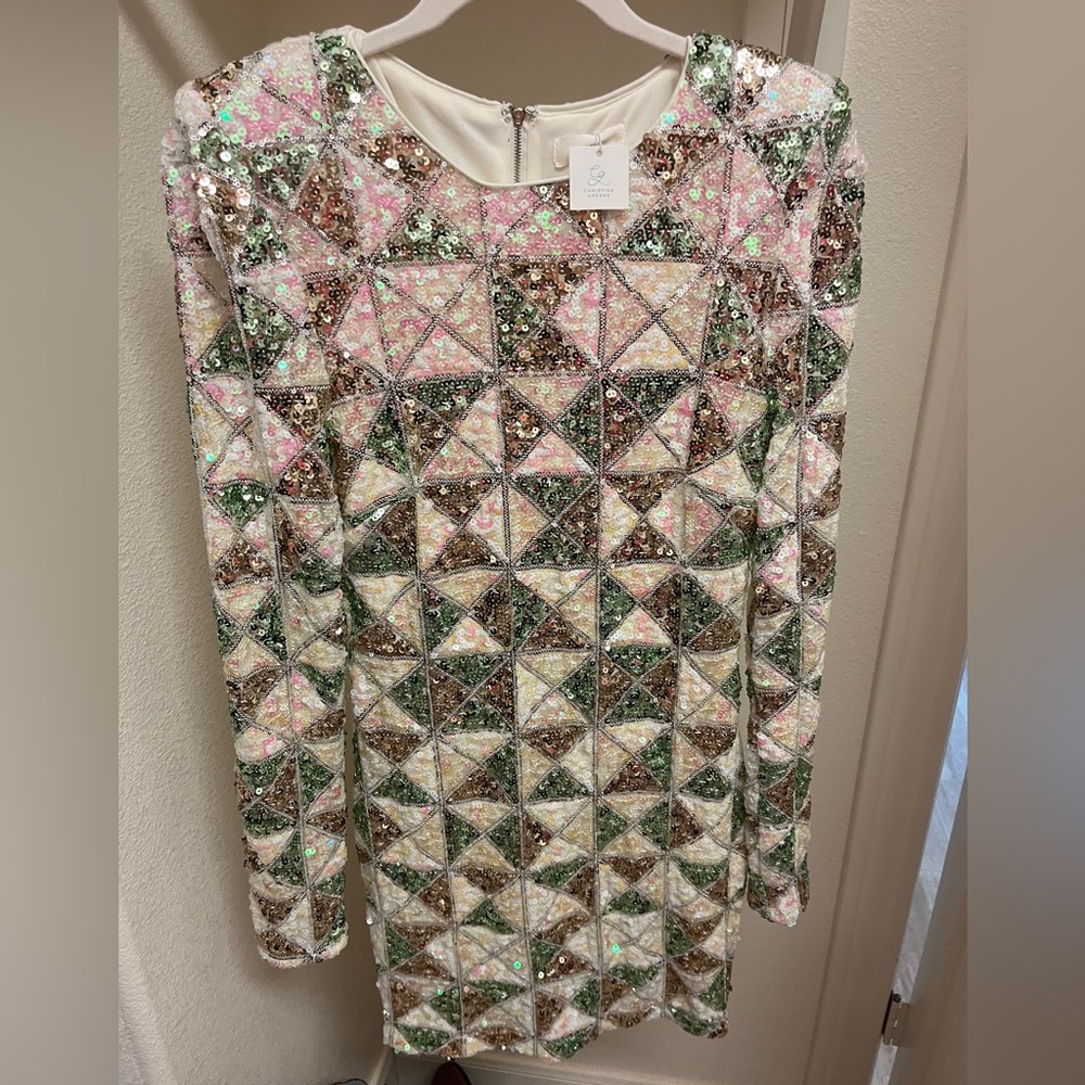 Just me sequin mini dress